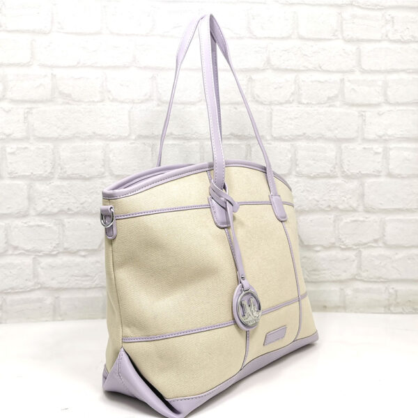 Красива дамска чанта Мария С с лилаво - EvrikaShop
