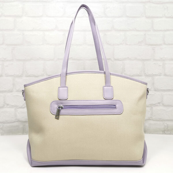 Красива дамска чанта Мария С с лилаво - EvrikaShop