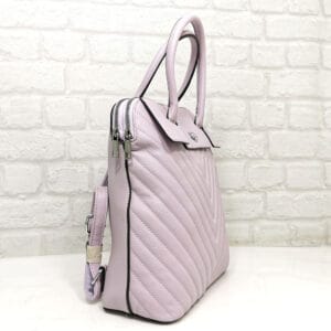 Дамска раница-чанта Мария С бледо лилава - EvrikaShop