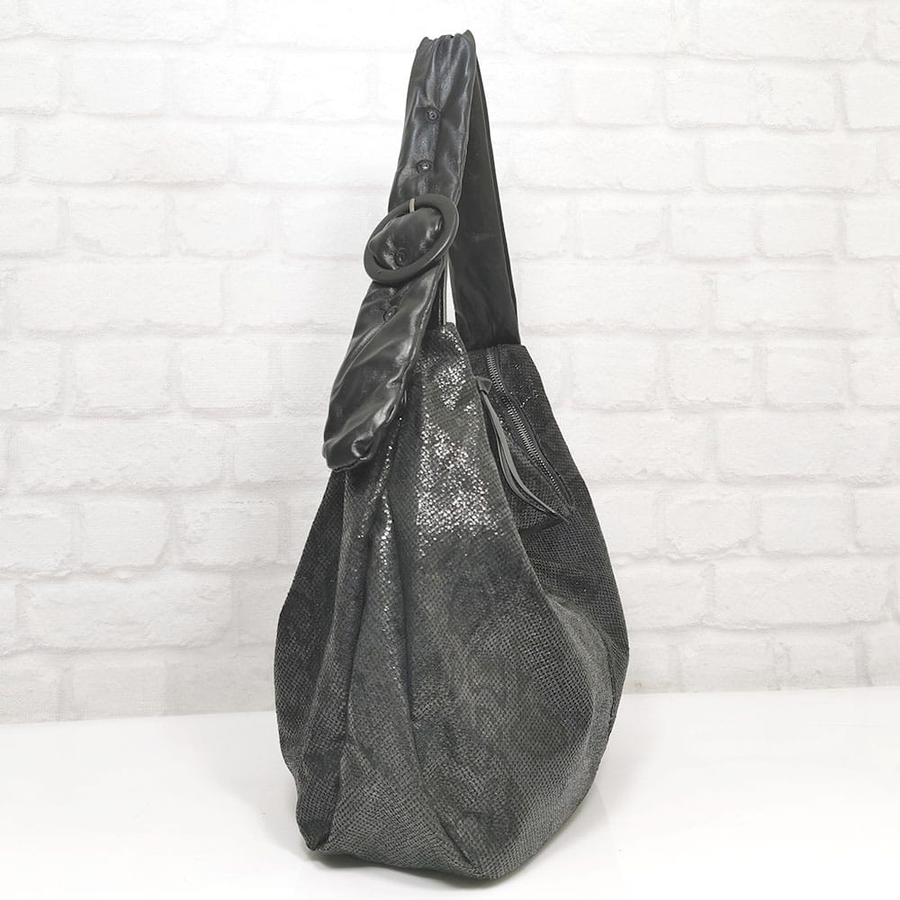 damska-chanta-35210-19 Дамска черна чанта Мария С от Италия - EvrikaShop