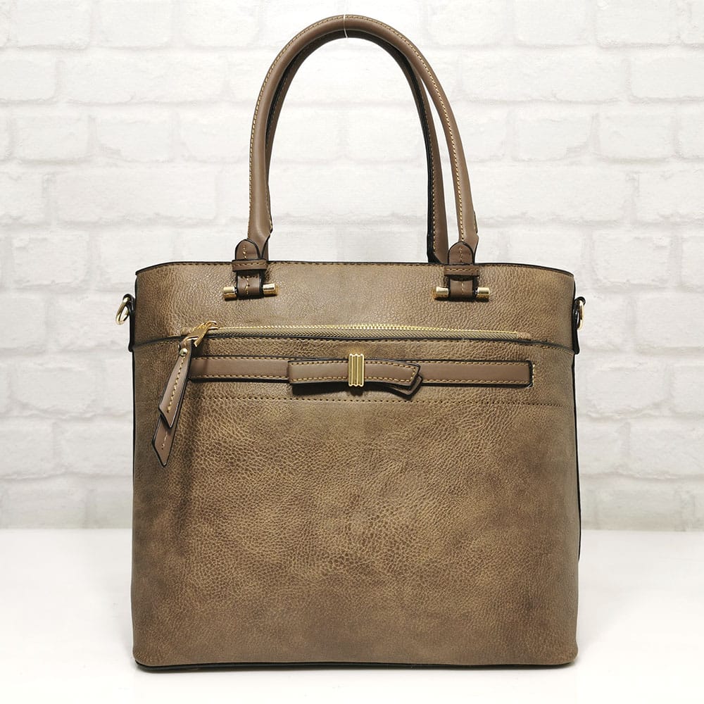 damska-ranica-203 Бежова дамска чанта Мария С от Италия - EvrikaShop