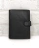 Мъжки портфейл от естествена кожа 302Н черен, вертикален, голям, тип органайзер