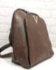 Раница от еко кожа 2431ТК тъмно кафява, средно голяма Раница от еко кожа 2431ТК тъмно кафява, средно голяма
