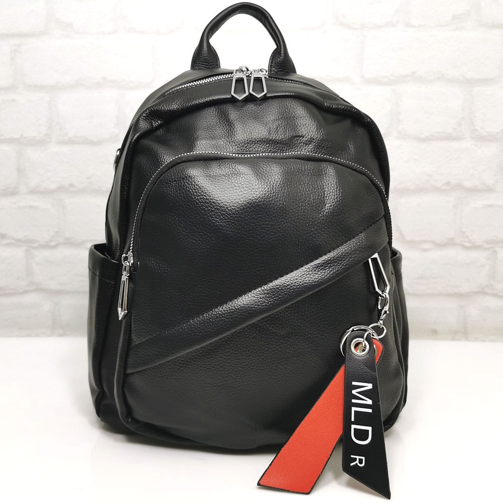 ranica-9066-12 Раница от еко кожа 9066-12Н черна, голяма