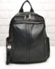 Раница от еко кожа 9756-5Н черна, средна по големина