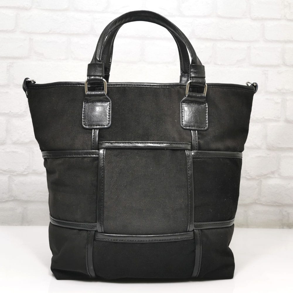 damska-chanta-10912-3 Удобна черна дамска чанта Еврика от еко кожа - EvrikaShop