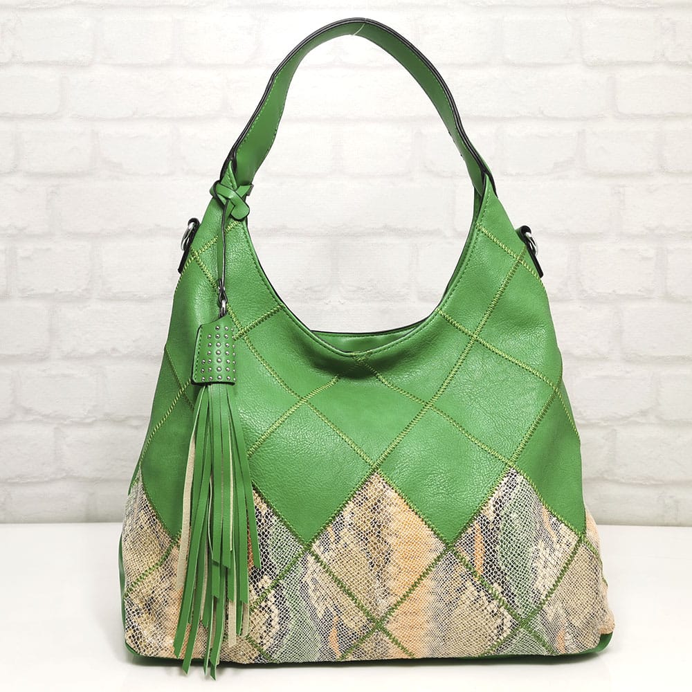 damska-chanta-35260-9 Чанта Мария С 35260Z зелена с цветове