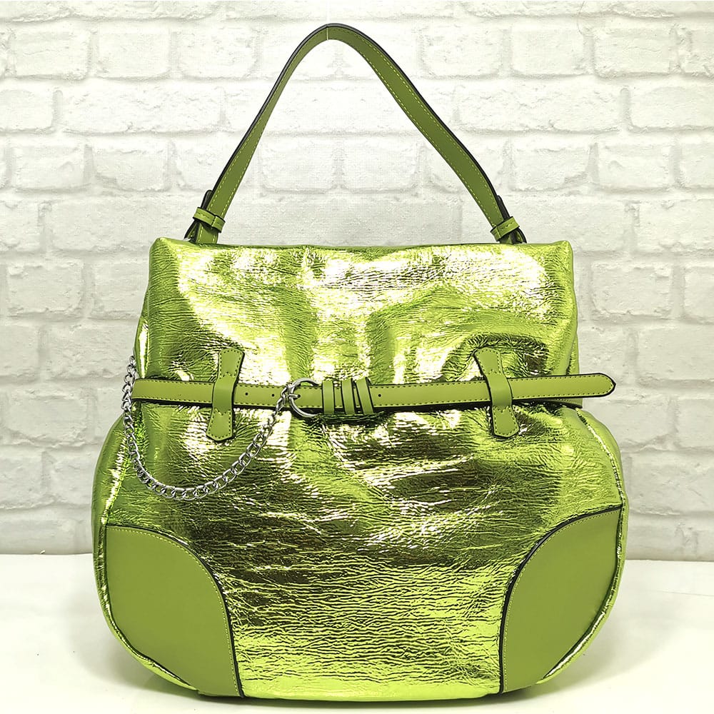 damska-chanta-35309-12 Чанта Мария С 35309Z зелена, лъскава