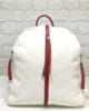 Раница Еврика 101009ББО бяла с бордо