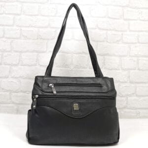 Чанта Еврика 56270Н черна с много джобчета