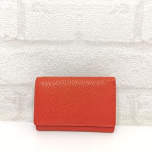 Портмоне естествена кожа 120-10СН червено, малко