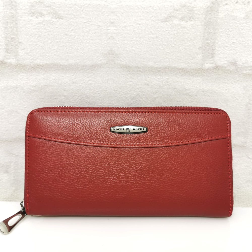 portfejl-9026-h09 Портмоне естествена кожа К-9026-Н09СН червено, голямо