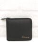 Портфейл от естествена кожа 1234Н, черен, хоризонтален