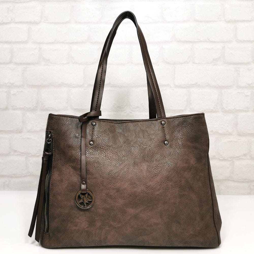 chanta-307 Чанта Tommasini 307ТК тъмно кафява