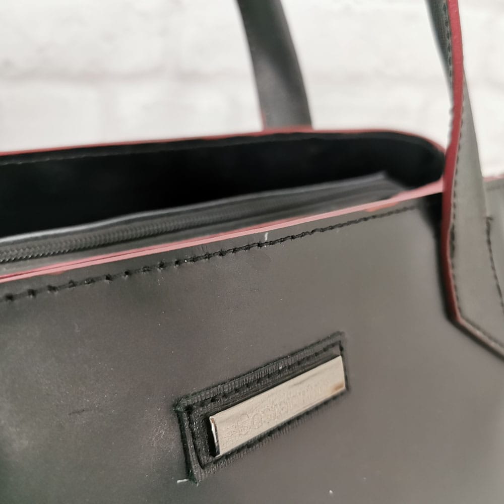 chanta-10900-12-4 Черна чанта Еврика италианска естествена кожа - EvrikaShop