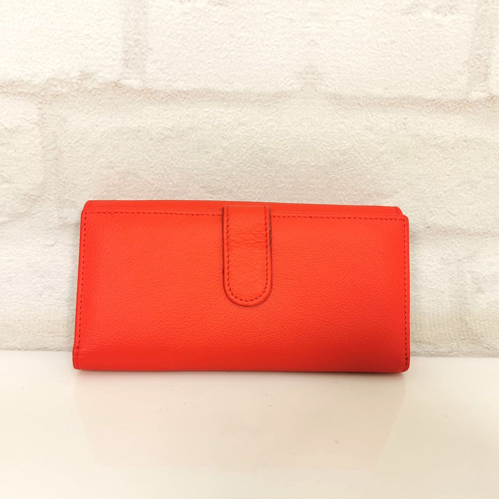 portmone-1286no-1 Дамско портмоне естествена кожа 1286СН червено, голямо