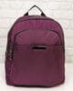 Раница 6204БО бордо към лилаво, текстилна