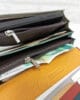 Портмоне естествена кожа 501-1СНС бордо със синьо, голямо Портмоне естествена кожа 501-1СНС бордо със синьо, голямо