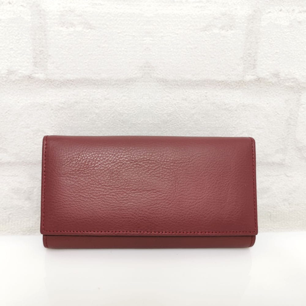 portfejl-w34-1nn Портмоне естествена кожа W34-1БО бордо-малина, голямо