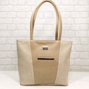 Чанта Еврика 812СБ светло бежова, голяма