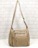 Чанта Еврика 022-1БЕ бежова, средно голяма, мека Чанта Еврика 022-1БЕ бежова, средно голяма, мека
