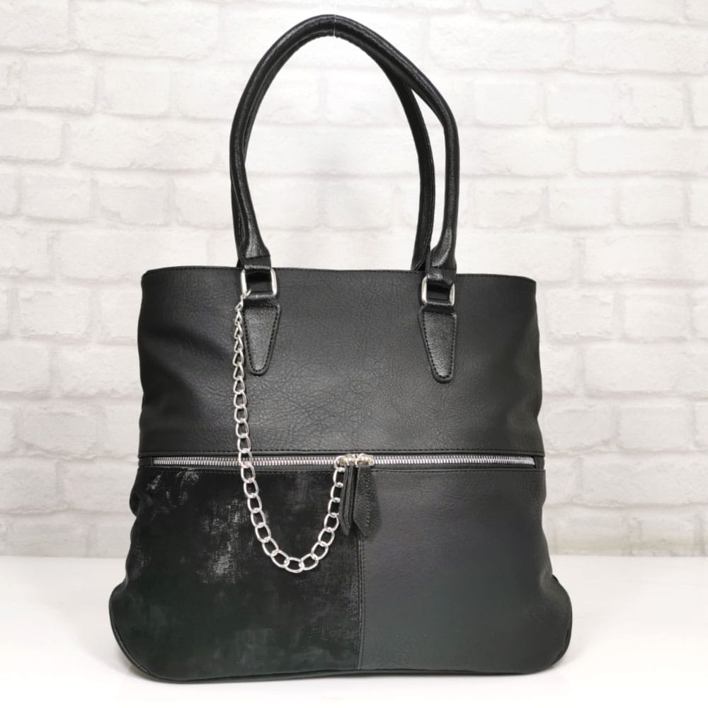 chanta-1307-2418 Чанта 2418Н черна, голяма