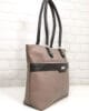 Чанта 13164БН бежово с черно, голяма