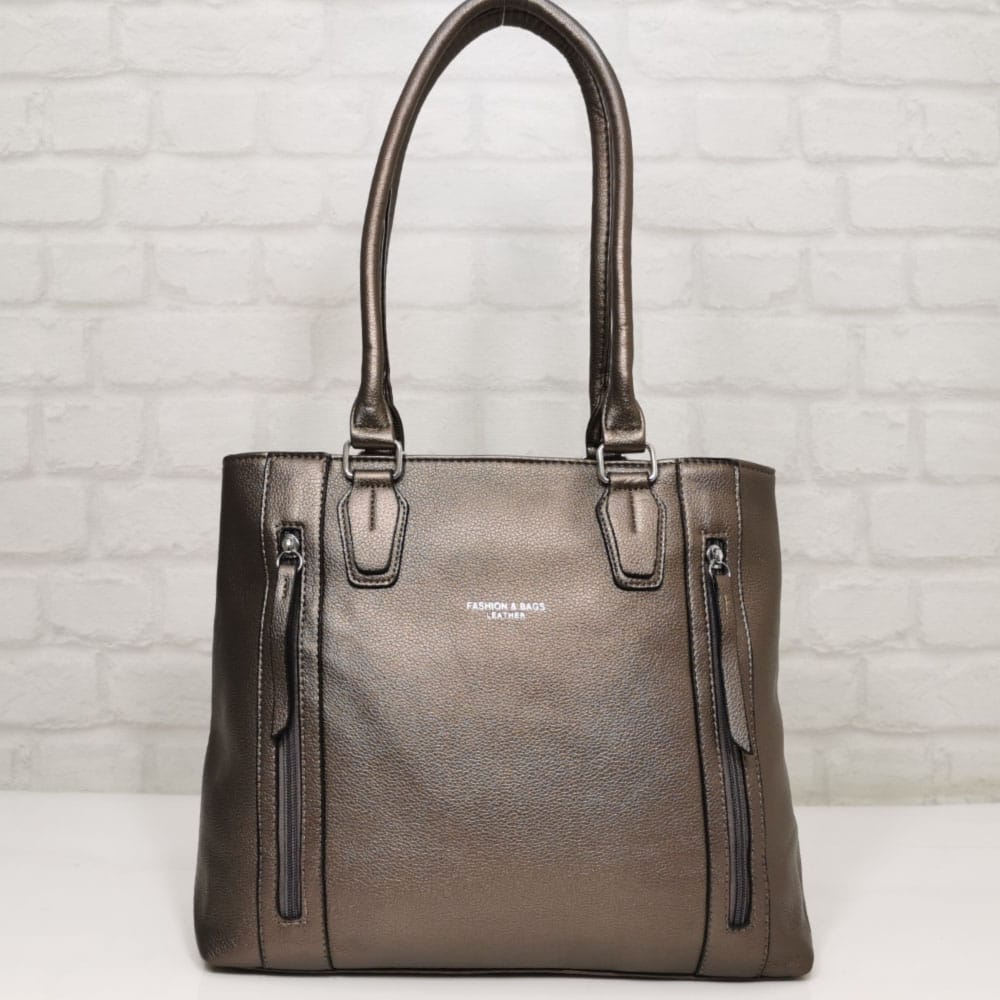 chanta-1323310Z Чанта 1323310ТБ тъмно бежова, лъскава