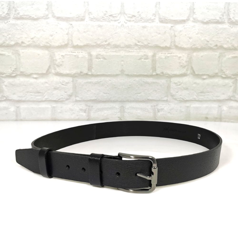 kolan-K36 Колан Еврика К36НА черен, от естествена кожа