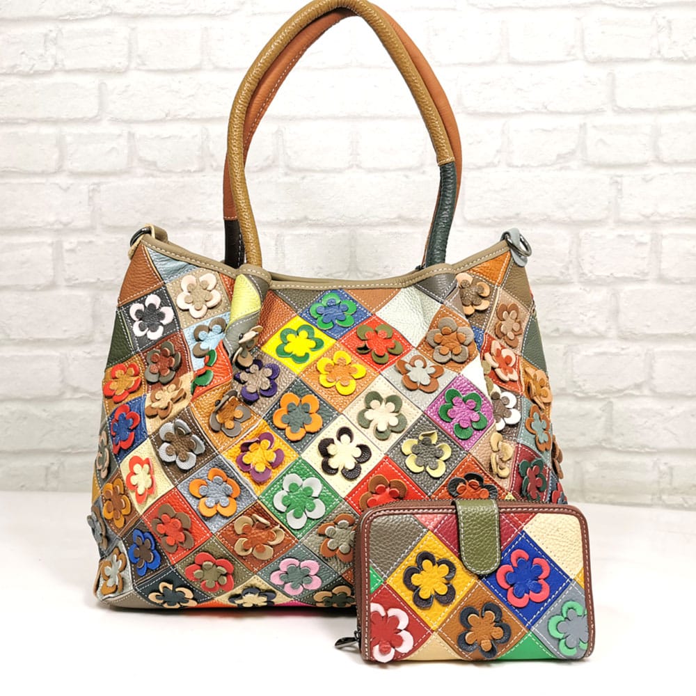 chanta-8828-v2-4 Комплект чанта и средно портмоне 8828/602-2П