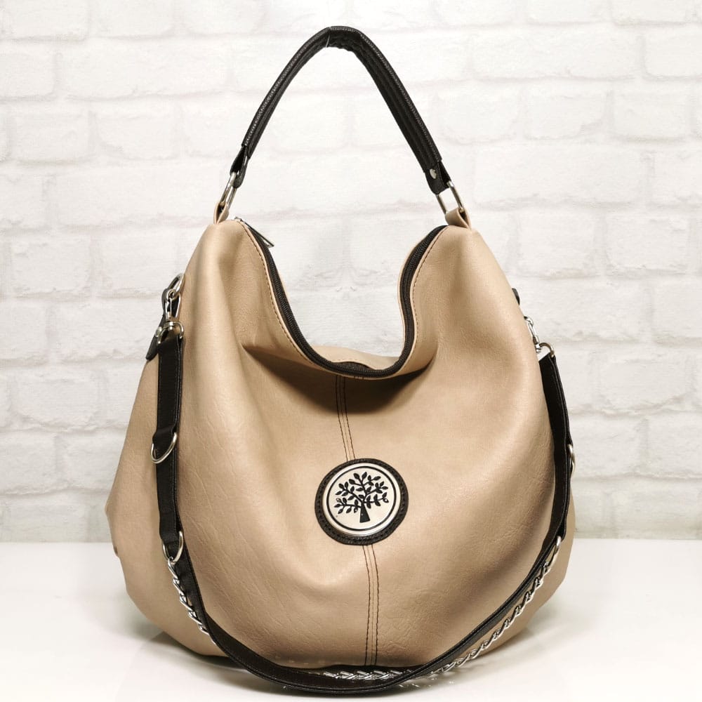 chanta-453nm Чанта Еврика 564СБ светло бежова, голяма