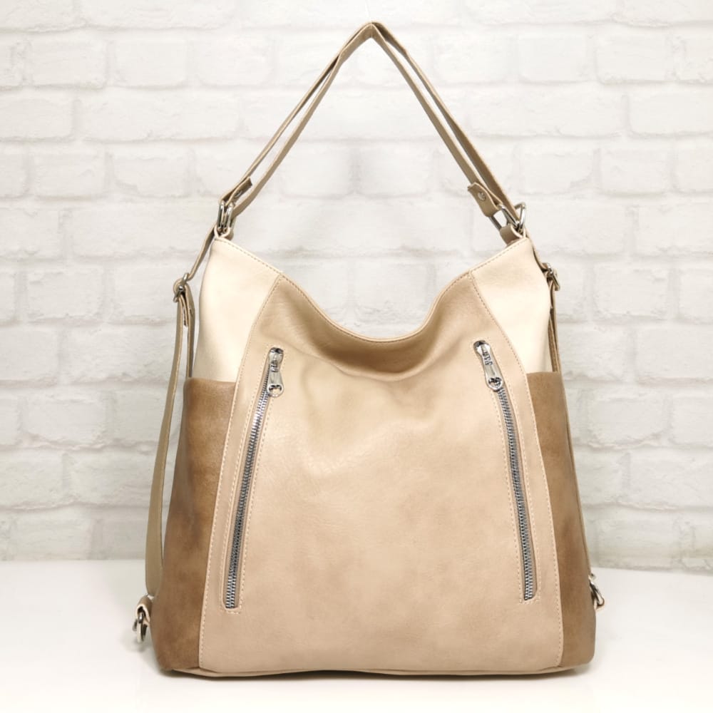 ranica-evrika-1317bee Чанта-раница Еврика 2428BE бежова гама