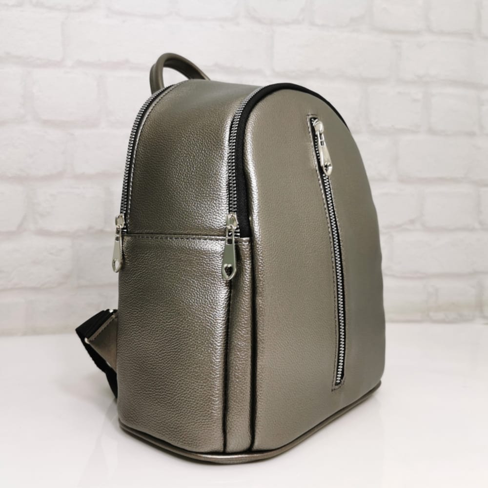 ranica-nd1332-1 Раница Еврика 1332IN сива(инокс), лъскава