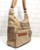 Чанта Еврика 56226BE бежова гама, с много джобчета