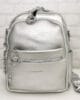 Дамска раница 139683SR сребриста, средно голяма