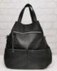 Чанта-раница 9025H черна, средно голяма, мека