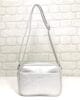 Чанта 9924SR сребриста, малка, с много джобчета
