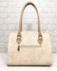 Чанта Еврика 2448EB екрю с бежово, средно голяма