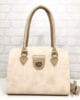 Чанта Еврика 2448EB екрю с бежово, средно голяма