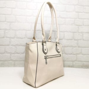 Чанта Еврика 1323112EK екрю, средно голяма