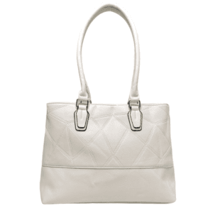 Чанта Еврика 133356BL бяла, средно голяма