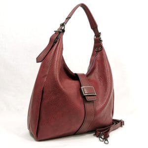 Дамска чанта бордо, средно голяма 351BO