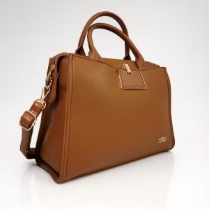 Дамска чанта Enrico Coveri 5078KM камел, средно голяма