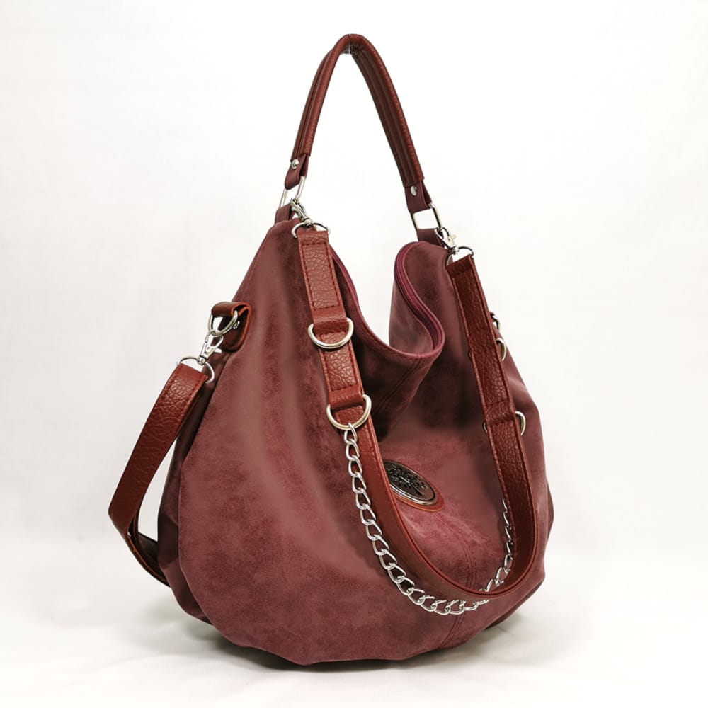 damska-chanta-564bo Чанта Еврика бордо, голяма 564BO