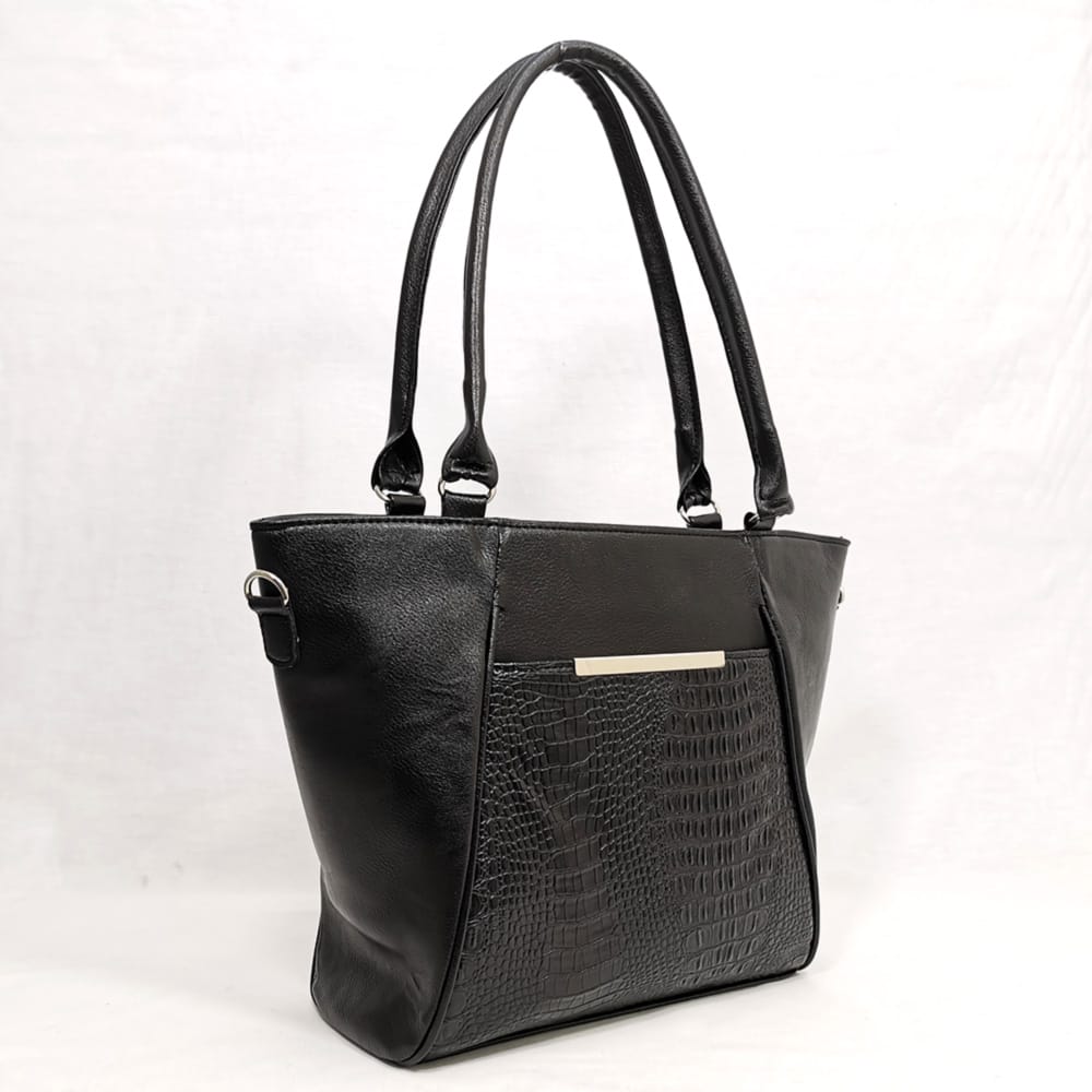 damska-chanta-670kro-1 Чанта Еврика черна, голяма 670HKR