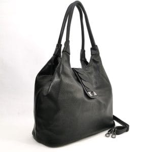 Дамска чанта черна, средно голяма 380H