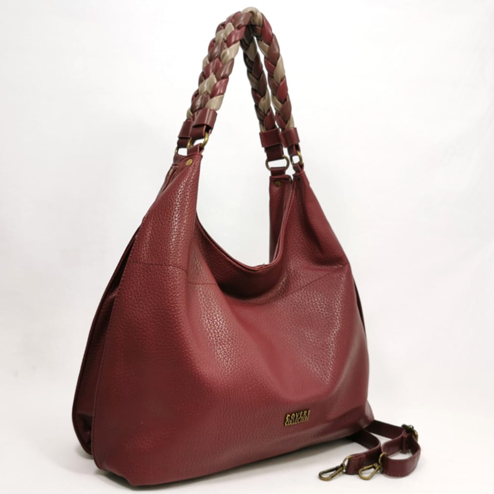 damska-chanta-n8029-5 Дамска чанта бордо с цветове 8029BO