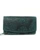 Дамско портмоне естествена кожа зелена, модел 218577Z