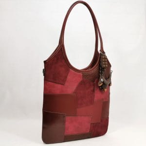 Дамска чанта бордо гама, голяма 0080BO