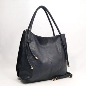 Дамска чанта тъмно синя, средно голяма 24004TS